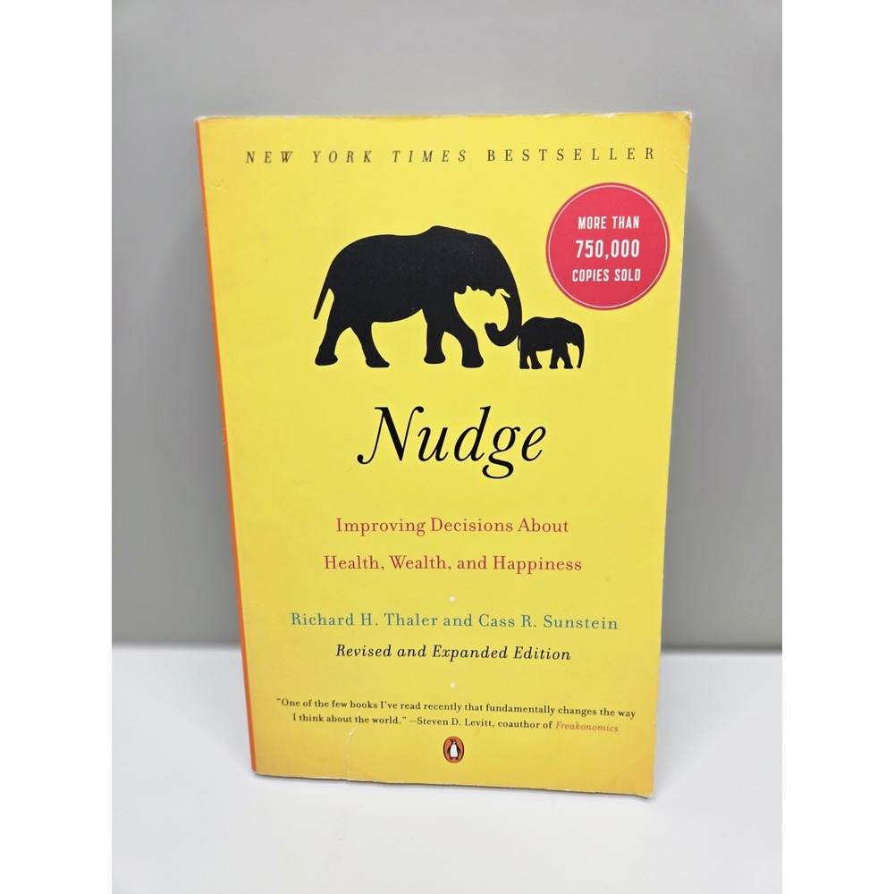 🔥3/$15🔥 Nudge: Improving Decisions about Health, Wealth, and Happiness